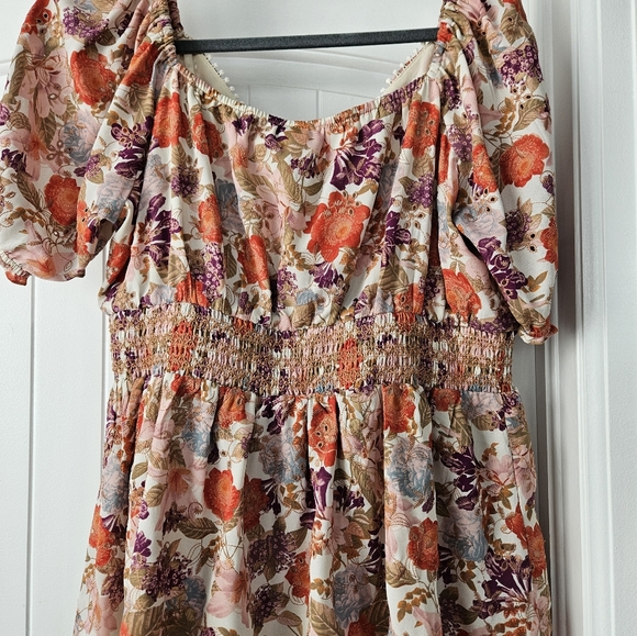 Torrid lace-up babydoll top - Picture 2 of 3